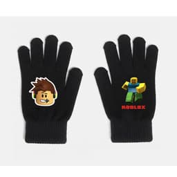 Găng tay len mỏng Minecra*t Roblox Luffy One Piece DragonBall goku Pokemon Pikachu cho bé trai 4-15 tuổi 1