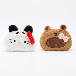 Túi đựng bút Hello Kitty Capybara lông mềm cute xinh xắn cho bé gái 4