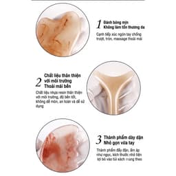 Dụng Cụ Cạo Gió Ấn Huyệt Massage Mặt Và Toàn Thân Nhựa Resin Cao Cấp Dùng Cho Spa và Gia Đình 3