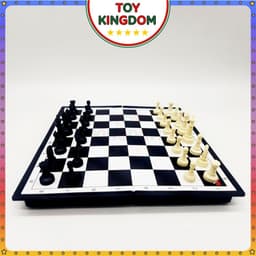 [Sato] Bộ Cờ Vua Trắng Đen Size Lớn Có Nam Châm Loại Cao Cấp Đồ Chơi Trí Tuệ Thể Thao Boardgame 9