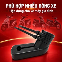 Bọc Chân Chống Xe Máy Cao Su Dày Dặn, Kèm 2 Dây Rút, Chống Trượt Và Bảo Vệ Nền Nhà 5