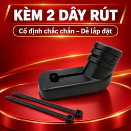 Bọc Chân Chống Xe Máy Cao Su Dày Dặn, Kèm 2 Dây Rút, Chống Trượt Và Bảo Vệ Nền Nhà 4