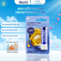 Son Dưỡng Môi Astrid Jojoba 4.8g - Dầu Jojoba Làm Mềm Mịn, Dưỡng Ẩm 24h, Bảo Vệ Môi 1