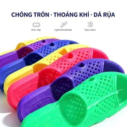 ( Dép ONG Nhựa Nam Nữ ) Dép Tổ Ong Loại  Đa Màu Sắc Đẹp Thời Trang Tâp Thể Nhóm Trại Mềm Dẻo Bền Đẹp Rẻ 3