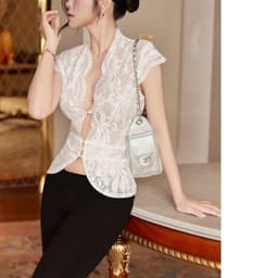 SET ÁO KHOEC NGỰC TAY HẾN QUẦN LỬNG THỜI TRANG THIẾT KẾ 2