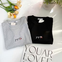 Áo thun 3158 YUSTUDIO form rộng áo thun unisex nam nữ tay lỡ mẫu Sóc goingout 5