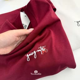 Áo thun 3158 YUSTUDIO form rộng áo thun unisex nam nữ tay lỡ mẫu Sóc goingout 4