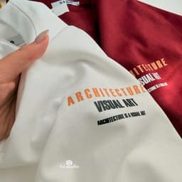 Áo thun 3158 YUSTUDIO form rộng áo thun unisex nam nữ trước ngực mẫu VISUAL ART 4