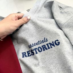 Áo thun 3158 YUSTUDIO form rộng áo thun unisex nam nữ tay lỡ mẫu RESTORING 2