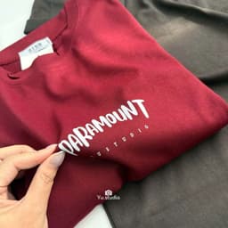 Áo thun 3158 YUSTUDIO form rộng áo thun unisex nam nữ tay lỡ mẫu PARAMOUNT 8