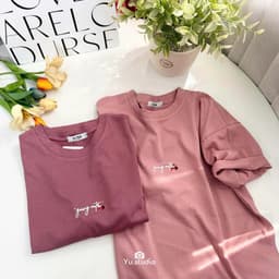Áo thun 3158 YUSTUDIO form rộng áo thun unisex nam nữ tay lỡ mẫu Sóc goingout 6