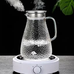 BÌNH THUỶ TINH CHỊU NHIỆT ĐUN ĐƯỢC SIÊU ĐẸP  HÀNG NHẬP KHẨU 1500ml, bao bù bể vỡ  M17 1