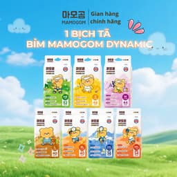 [ K QUÀ] Tã Bỉm MAMOGOM Dynamic Đủ Size mềm mại, thấm hút tốt cho bé đến 20kg 1
