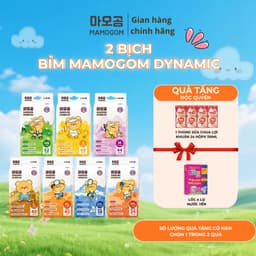 [COMBO 2] Tã bỉm Mamogom Dynamic Đủ Size mềm mại thấm hút tốt cho bé 1