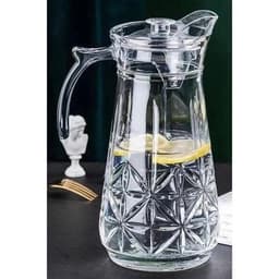 Bình Nước Thủy Tinh Cao Cấp 1.8L – Bình Đựng Nước Trái Cây Có Nắp, Quai Cầm Chắc Tay, Họa Tiết Sang Trọng 6