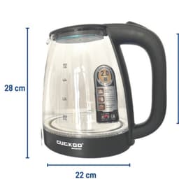 Ấm siêu tốc thủy tinh 2L cao cấp công suất 1300w bình siêu tốc trong suốt cường lực đèn led tự ngắt an toàn  M81 3