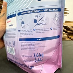Nước Giặt OMO Cửa Trước 3.6kg Hương Linh Lan & Vani Trắng 5