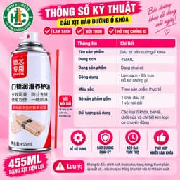 [GIÁ SỈ]  Dầu bôi trơn khóa cửa, lõi khóa, bảo dưỡng lỗ khóa, tẩy rỉ sét, bản lề trục cửa, tiếng ồn 7