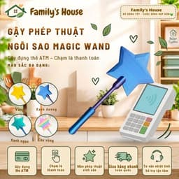 [Family's house] Gậy phép thuật đựng thẻ ATM thanh toán chạm giữ khoảng cách, tạo điểm khác biệt 1