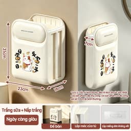 Thùng Rác Gấp Gọn Treo Tường Cánh Tủ Bếp Nắp Đậy Kín Chống Mùi Thông Minh Tiết Kiệm Không Gian 8