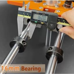 [ TẶNG TÚI ] Bộ Cữ Phay Gỗ Đục Lỗ Khóa Vân Tay Cao Cấp, Cữ Định Vị Lắp Khóa Cửa Điện Tử Bằng Nhôm Đúc Nguyên Khối, Inox 4