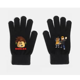 Găng tay len mỏng Minecra*t Roblox Luffy One Piece DragonBall goku Pokemon Pikachu cho bé trai 4-15 tuổi 2
