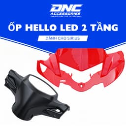 Ốp Hello LED 2 Tầng Sirius Xăng Cơ 50/110cc – Form Chuẩn Lắp Siêu Khít 1