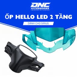 Ốp Hello LED 2 Tầng Sirius Xăng Cơ 50/110cc – Form Chuẩn Lắp Siêu Khít 9