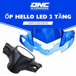 Ốp Hello LED 2 Tầng Sirius Xăng Cơ 50/110cc – Form Chuẩn Lắp Siêu Khít 5