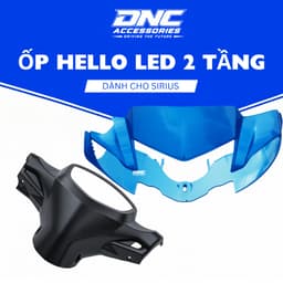 Ốp Hello LED 2 Tầng Sirius Xăng Cơ 50/110cc – Form Chuẩn Lắp Siêu Khít 8