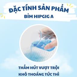 [Combo 100 Miếng] Tã Bỉm Quần Hipgig A Form Xuông Bản Nâng Cấp Đủ Size S-6XL, Bỉm Quần Hipgig A Chất Lượng Giá Rẻ Cho Bé 6