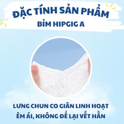 [Combo 100 Miếng] Tã Bỉm Quần Hipgig A Form Xuông Bản Nâng Cấp Đủ Size S-6XL, Bỉm Quần Hipgig A Chất Lượng Giá Rẻ Cho Bé 7