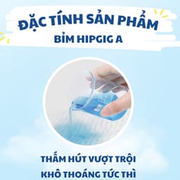 [Combo 50/100 miếng] Tã Bỉm Quần HIPGIG hàng nội địa đủ size M/L/XL/XXL/XXXL cho bé - Mẫu Mới Chất Lượng Không Đổi 3