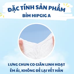 [Combo 50/100 miếng] Tã Bỉm Quần HIPGIG hàng nội địa đủ size M/L/XL/XXL/XXXL cho bé - Mẫu Mới Chất Lượng Không Đổi 4