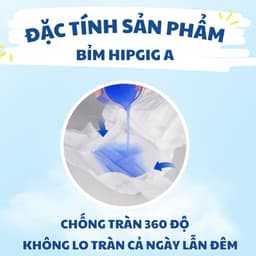 [Combo 50/100 miếng] Tã Bỉm Quần HIPGIG hàng nội địa đủ size M/L/XL/XXL/XXXL cho bé - Mẫu Mới Chất Lượng Không Đổi 5