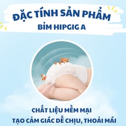 [Combo 50/100 miếng] Tã Bỉm Quần HIPGIG hàng nội địa đủ size M/L/XL/XXL/XXXL cho bé - Mẫu Mới Chất Lượng Không Đổi 6
