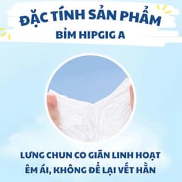 [Combo 50/100 Miếng] Bỉm Quần Trẻ Em Hipgig A Form Xuông Bản Nâng Cấp Thấm Hút Tốt, Mềm Mại Đủ Size S-/5XL HP 5