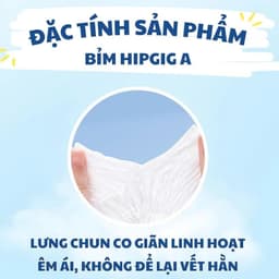 [Combo 50/100 Miếng] Bỉm Quần Trẻ Em Hipgig A Form Xuông Bản Nâng Cấp Thấm Hút Tốt, Mềm Mại Đủ Size S-/5XL HP 7