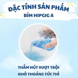 [Combo 50/100 Miếng] Bỉm Quần Trẻ Em Hipgig A Form Xuông Bản Nâng Cấp Thấm Hút Tốt, Mềm Mại Đủ Size S-/5XL HP 6