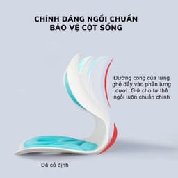 Ghế Công Thái Học Hỗ Trợ Tư Thế – Ghế Ôm Lưng Điều Chỉnh Dáng Ngồi Cho Người Làm Việc Văn Phòng 4