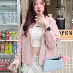 Áo Khoác Nữ Breeze Cotton Kaki Chống Nắng UV UPF50+ - Hoodie Dáng Rộng Thoáng Mát Mùa Hè 2