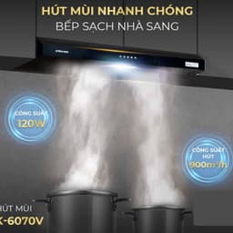Máy hút mùi Kocher K-6070V (70 Cm) 7