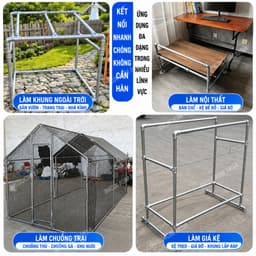 Phụ Kiện Nối Ống Tròn Bằng Gang Phi 21 25 27 32mm – Khớp Nối Ống Gang Lắp Ráp 7