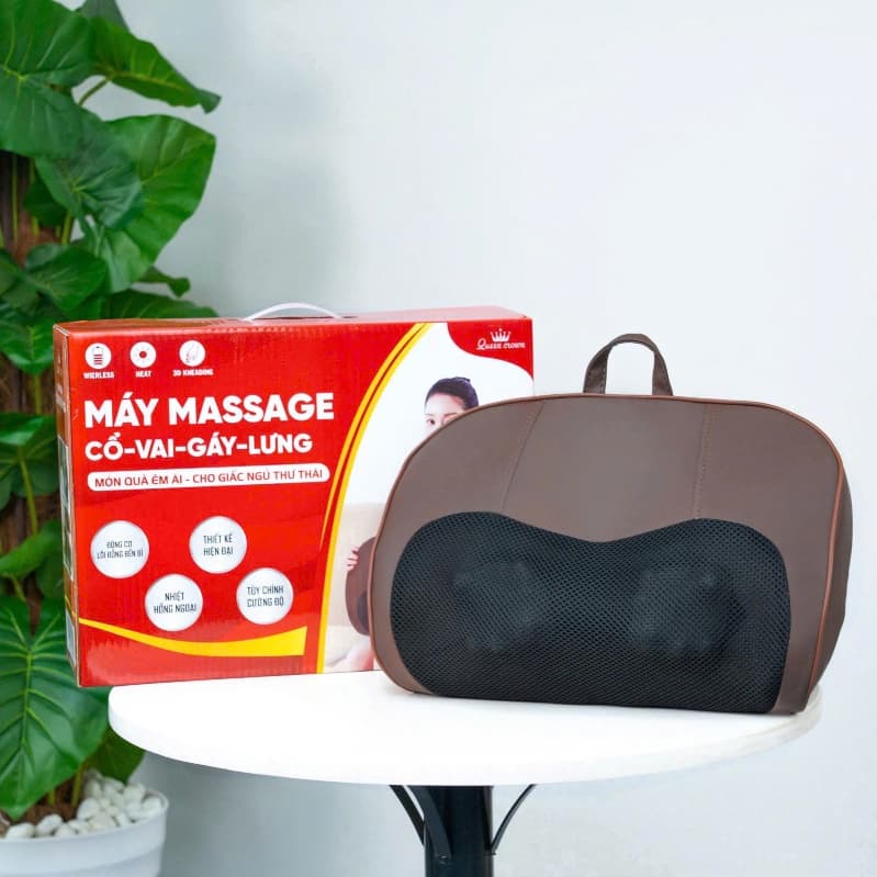 Máy massage cổ vai gáy lưng Queen Crown MC002