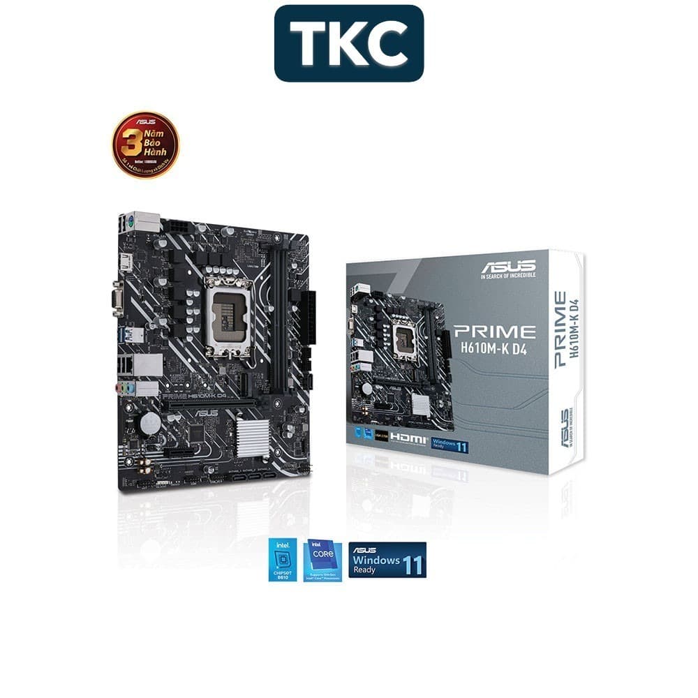 Mainboard ASUS H610M-K D4 New Hãng