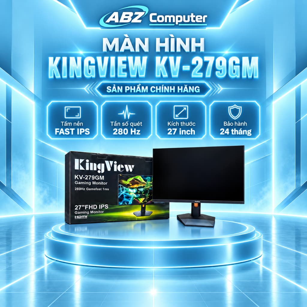 Màn hình KingView KV-279GM (27 inch - 280Hz - FHD - 1ms - IPS)