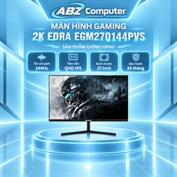 MÀN HÌNH GAMING 2K 144HZ EDRA EGM27Q144PVS 27" QHD IPS | NEW| CHÍNH HÃNG| Bảo hành 24 tháng 1