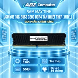 RAM MÁY TÍNH JGINYUE 16G BUSS 3200 DDR4 TẢN THÉP ( Intell )  NEW | Chính Hãng | Bảo Hành 36 Tháng 1