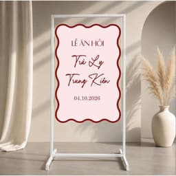 153 - COMBO BẢNG VÀ KHUNG FOMEX DECOR TIỆC CƯỚI/ SINH NHẬT/ NỘI DUNG THEO YÊU CẦU 3