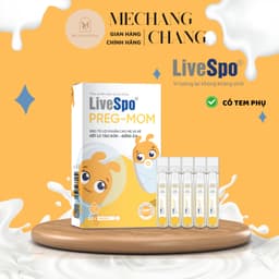 [T12/2027] Men vi sinh LIVESPO Preg -Mom bổ sung men vi sinh hỗ trợ giảm táo bón và biếng ăn 2